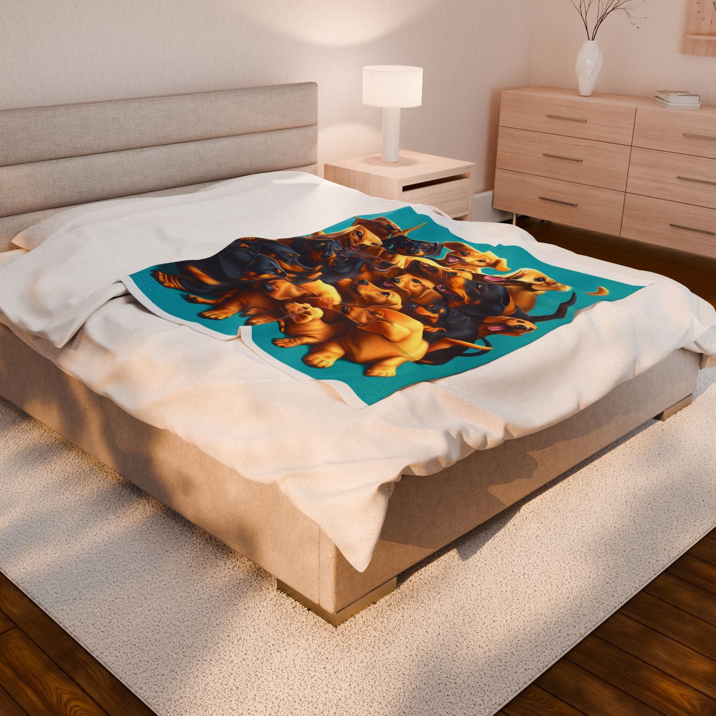 GOOD BOY Velveteen Plush Blanket